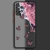 Creative Pink Sea Butterfly Phone Cover Case for Samsung Galaxy A35 A53 A34 A36 A52S A72 A73 A33 A54 A16 A15 A56 A55 A14 A23 A17