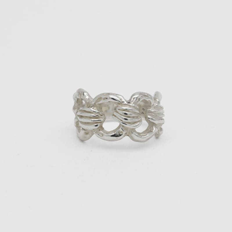 

BOLDIERE Tied flower ring_ R22[Silver] Silver No. 15