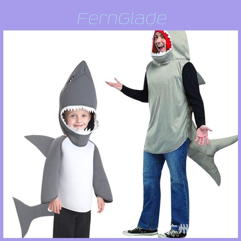 Adorable Shark Costume For Boys Perfect For Halloween And Marine Animal Themed Events