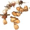 Hangable Bird Beak Grinding and Entertainment Molar Toy Nature Wood and Food Grade Dyes Enhances Bird Molar Health