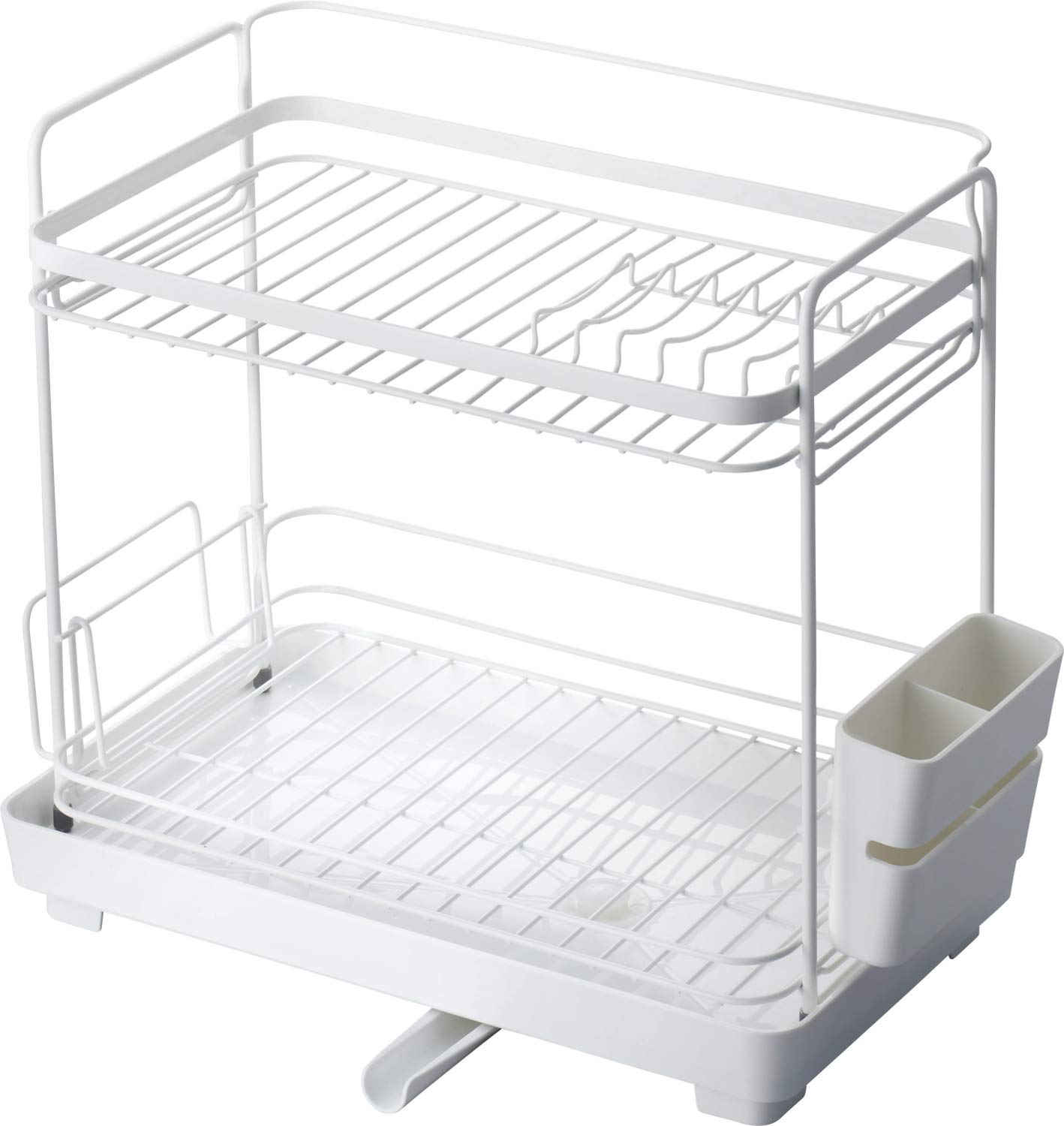 

Asbel Drainer Rack White xx Poze W Coat 2 Tiers Drainer Slim 22.3 38.3 34.9 белый