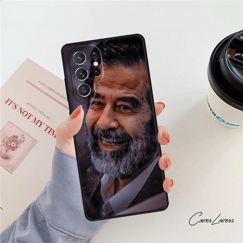 Saddam Hussein Iraq Arabic phone case For Samsung Galaxy S24 S25 S23 S22 Ultra Note 10 20 Plus S20 S21 FE Cover