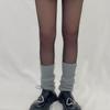 Unisex Knitted Boots Socks Soft Crochet Long Stockings Toeless Leg Warmers for Dance Knee for Protection Foot Cover