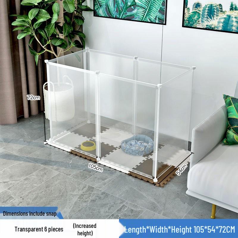 Indoor Pet Playpen: Dog/Cat Enclosure with Free Splicing Cages for Dogs, Cats, and Rabbits.