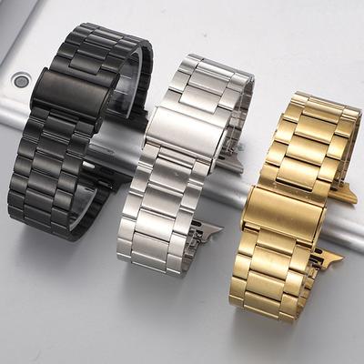 For Apple Watch Band Ultra 1/2 49mm 45mm 44mm 42mm 41mm 40mm 38mm Stainless Steel Strap for IWatch SE 9 8 7 6 5 4 3 2 1 Bracelet