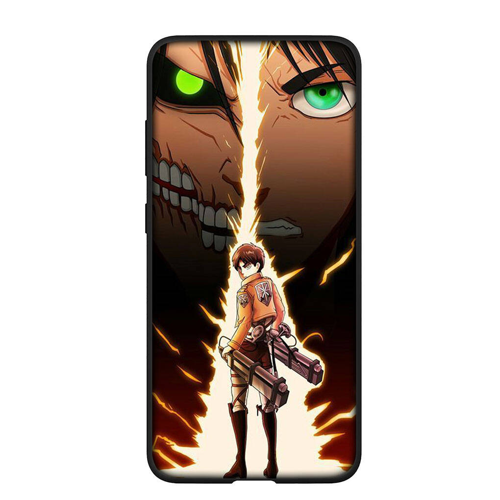 Phone Case for Samsung Galaxy S25 S23 S22 S24 Ultra FE A05 A06 A15 A16 A36 A37 A35 A54 A55 A56 A57 A25 A26 A53 Levi Attack On Titan Eren Jaeger Cover