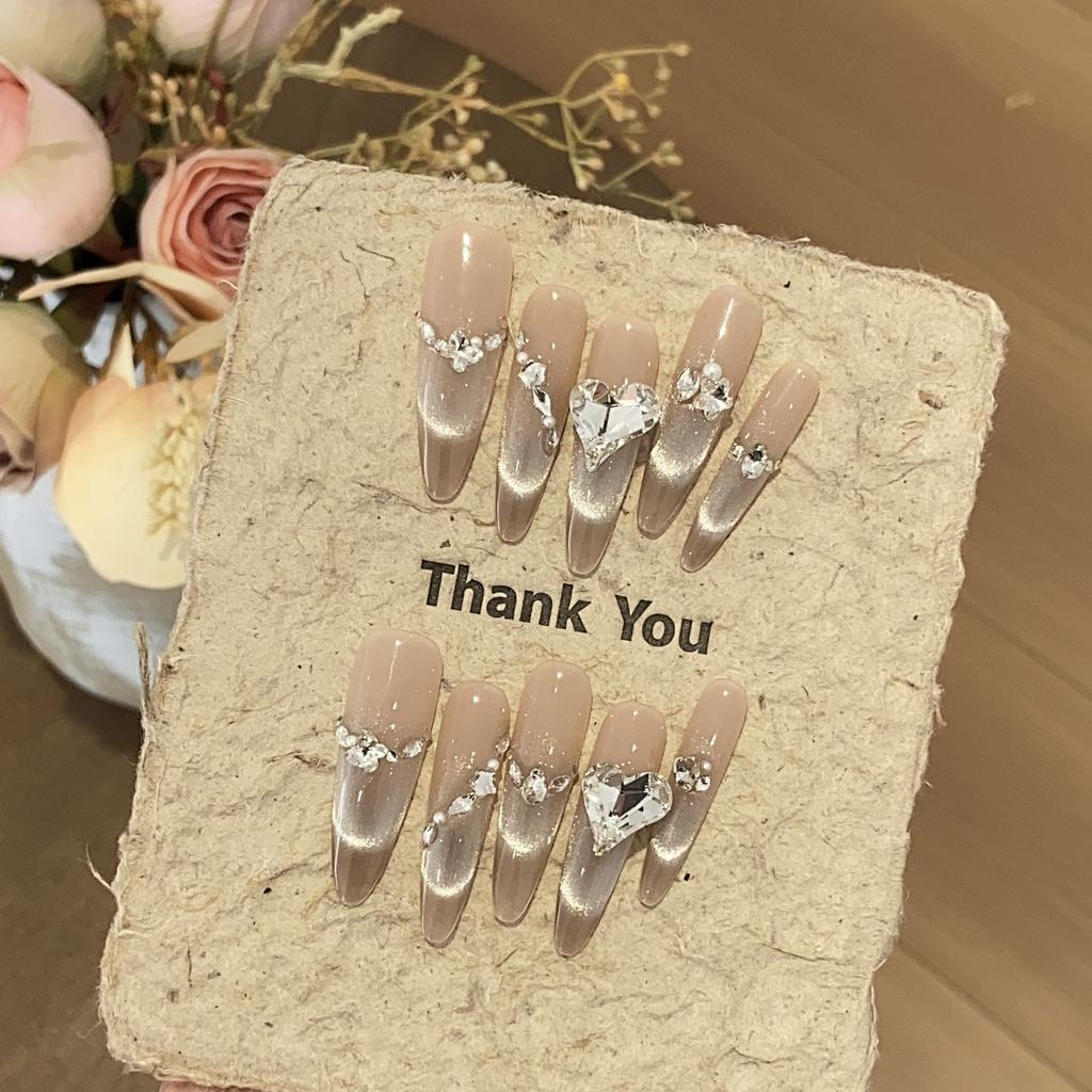 Iceland's Pure Handmade Smile French Cat Eye Pearl Broken Diamond Pile Diamond Iceland Can Be Detached