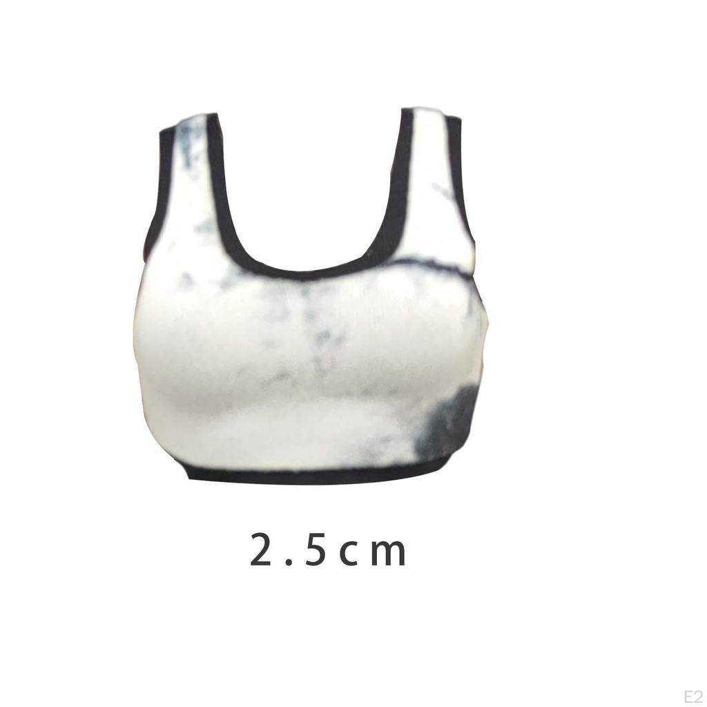 1/12 Female Vest, Handmade Doll Clothes Accessory, Miniature Clothing for 6in Model Figures