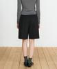 MAKE A TOAST Classic Double-Pleat Half Pants (Black) Mbfspa009Bk