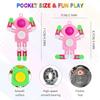 SoulLife 24 Pack Pop Fidget Spinners Bulk, Deformable Astronaut Key Chain Fidget Toys Bulk, Stocking Stuffers Birthday Gifts Party Favors for Kids,