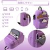 Vaschy Backpack for Men and Large Perfect for and Purple Women, Capacity, Dual-Layer Design, Lightweight, Waterproof, Commuting, Travel, Commuting,