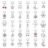 2026 New Creative DIY Dreamy Shiny Sunflower Cat Heart Bow Star Cherry Moon Pendent Charm Fit 9MM Stainless Steel Bracelet Gift