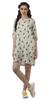 Moomaya Printed 3 4 Sleeve Winter Dresses For Women Scoop Neck Short Swing