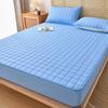 Thickened Brushed Non-Slip Waterproof Quilted Mattress Cover, for Autumn and Winter Warmth and Protection.