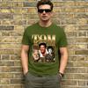 Maglietta in Cotone Tom Jones per Unisex Estate Streetwear Magliette Girocollo Hipster T-shirt Oversize Abbigliamento con Fantasia