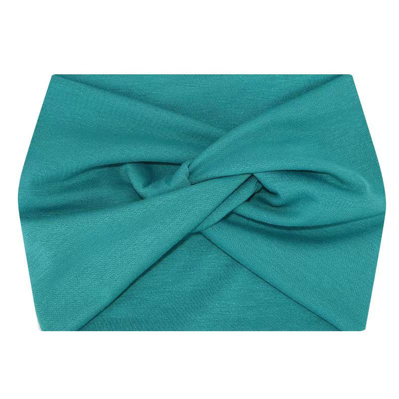 African Extra Wide Elastic Wrap Headband for Yoga and Sports