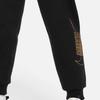 Nike Logo Print High-Waisted Pants Kids Bottoms Black FJ6167-010