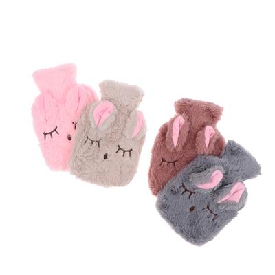 Sıcak Rahat Sevimli Yumuşak Peluş Kabarık Kılıflı Su Şişesi Çocuk Yetişkin