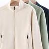 Men S Fleece Stand Collar Zip Up Sweatshirt Winter Warm Outerwear