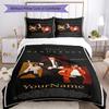Michael Jackson 31 Customize Your Name Bedding Set Breathable Duvet Cover with Pillowcases Home Decoration Birthday Gift