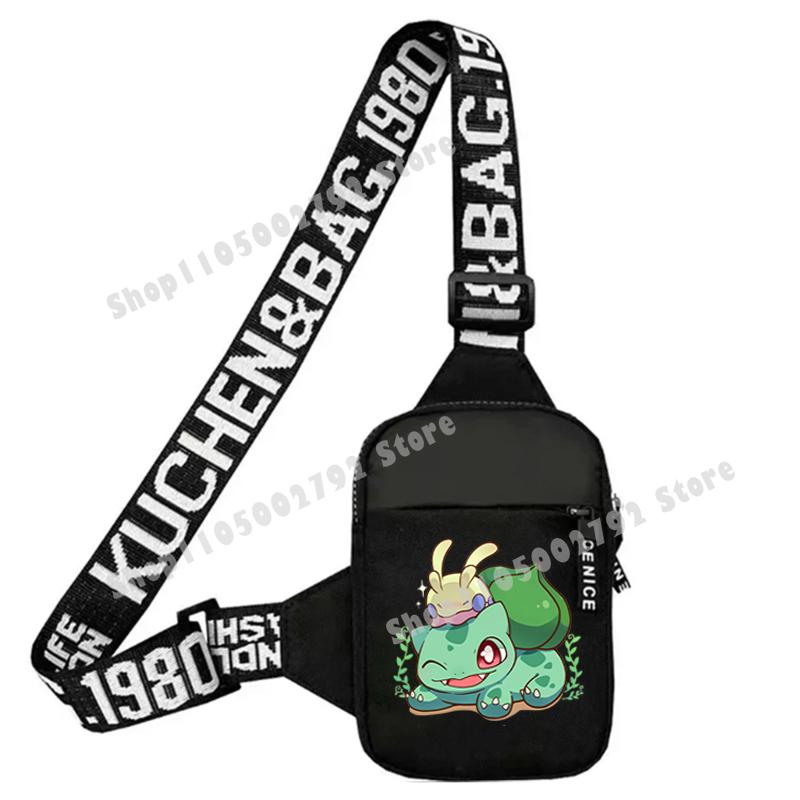 Pikachu Pokemons Shoulder Bags Charizard Anime Figures Chest Pack Cartoon Fashion Large Capacity Small Crossbody Bag Kids Gift