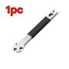 1/2pcsMulti-function Spoke Wrench with Silicone Sleeve Wheel Tension Adjustment Repair Tool Stainless Steel Bicycle Spoke Wrench