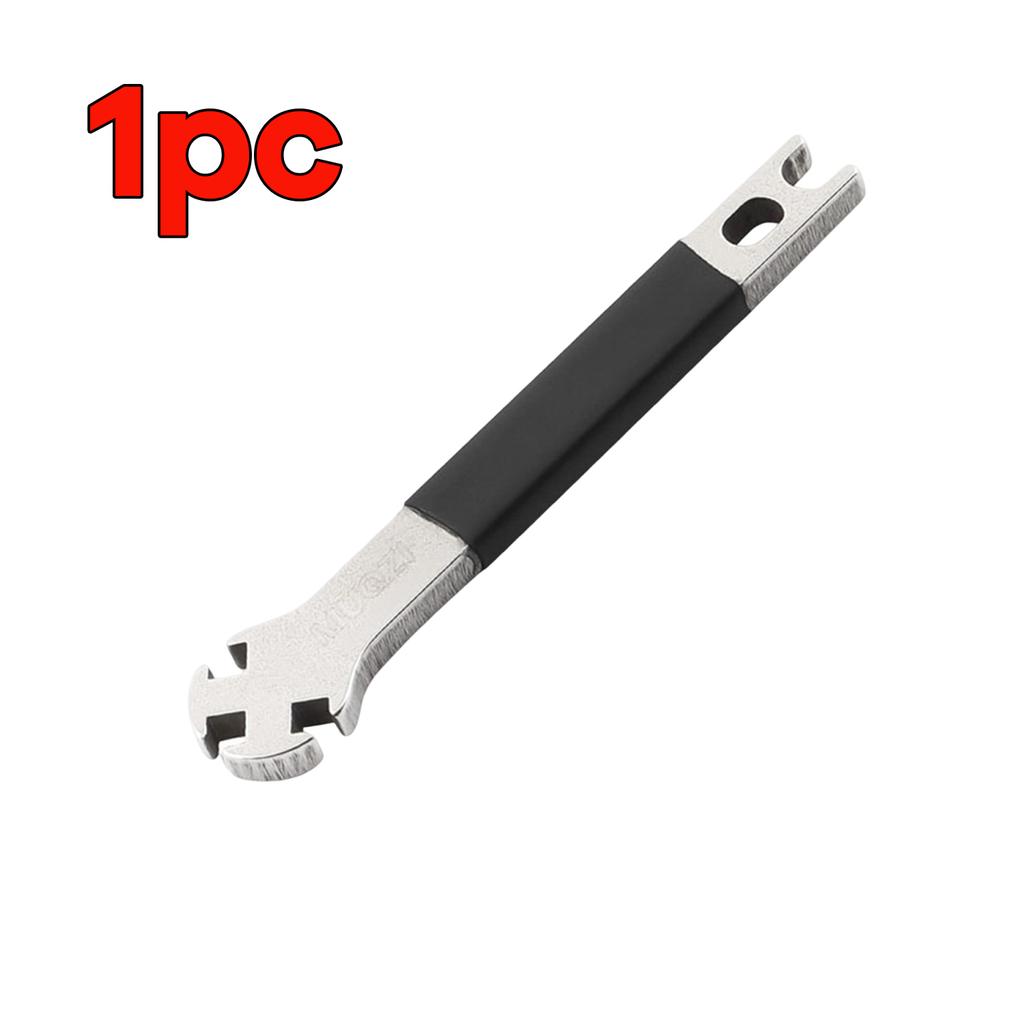 1/2pcsMulti-function Spoke Wrench with Silicone Sleeve Wheel Tension Adjustment Repair Tool Stainless Steel Bicycle Spoke Wrench