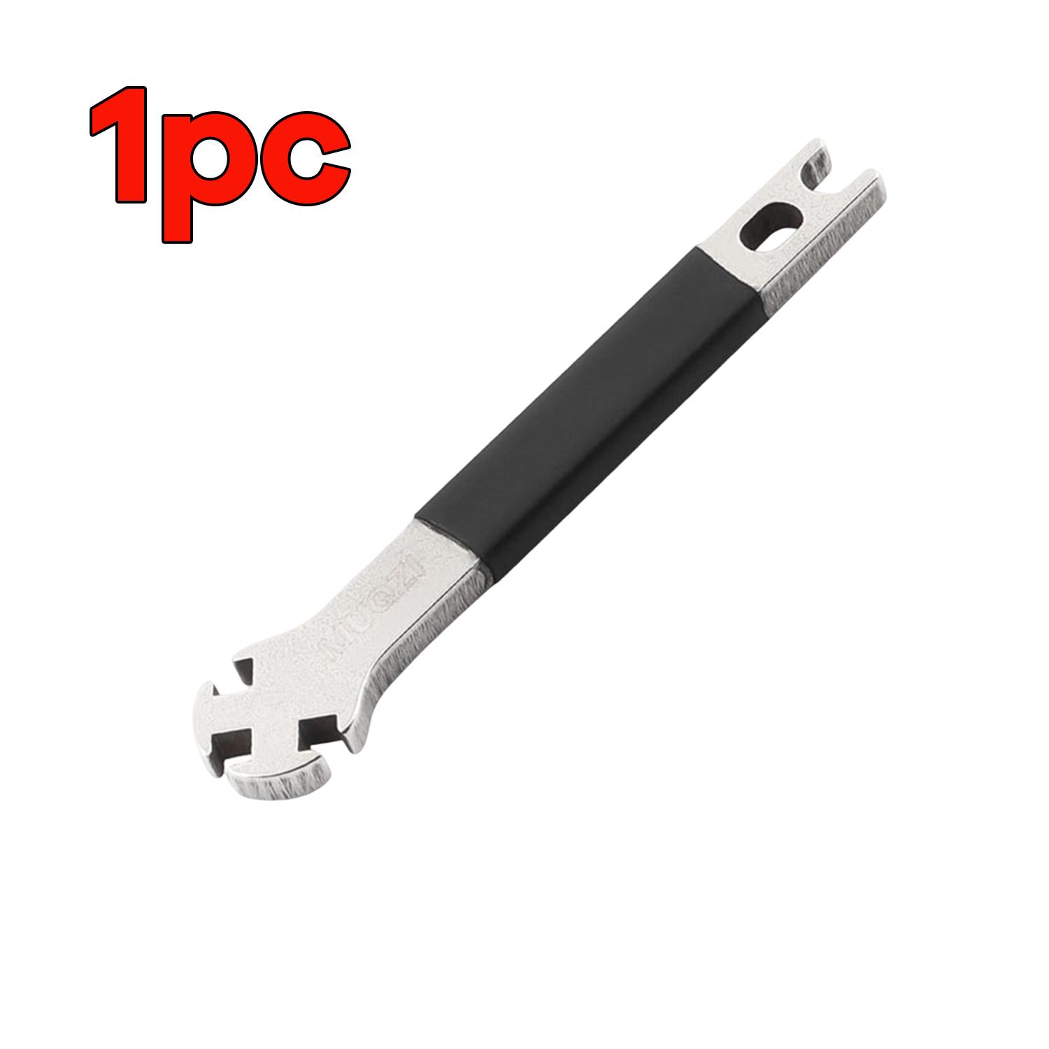 

1/2pcsMulti-function Spoke Wrench with Silicone Sleeve Wheel Tension Adjustment Repair Tool Stainless Steel Bicycle Spoke Wrench