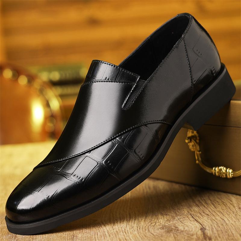 Big Size Business Casual Dress Shoes for Men Spring Autumn New Designer Shoes Male Solid Color Fashion Loafers Man