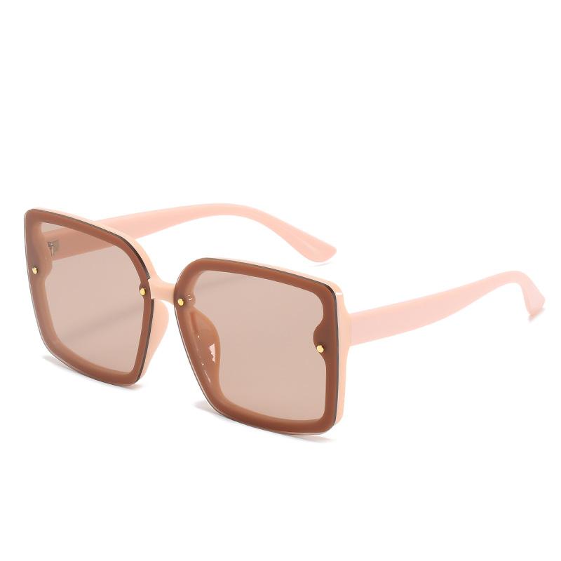 Square Sunglasses Women'S Retro Rice Nails Personalized Small Sunglasses Rectangular Glasses