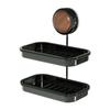 Detachable Suction Cup Soap Dish Non-Slip Wall Mounted Soap Rack No-Drill Soap Drain Box  Hotel