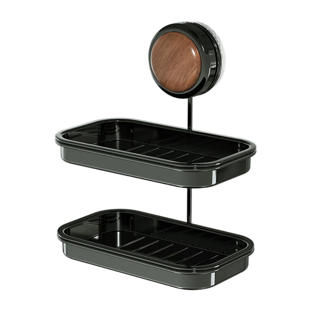 Detachable Suction Cup Soap Dish Non-Slip Wall Mounted Soap Rack No-Drill Soap Drain Box  Hotel