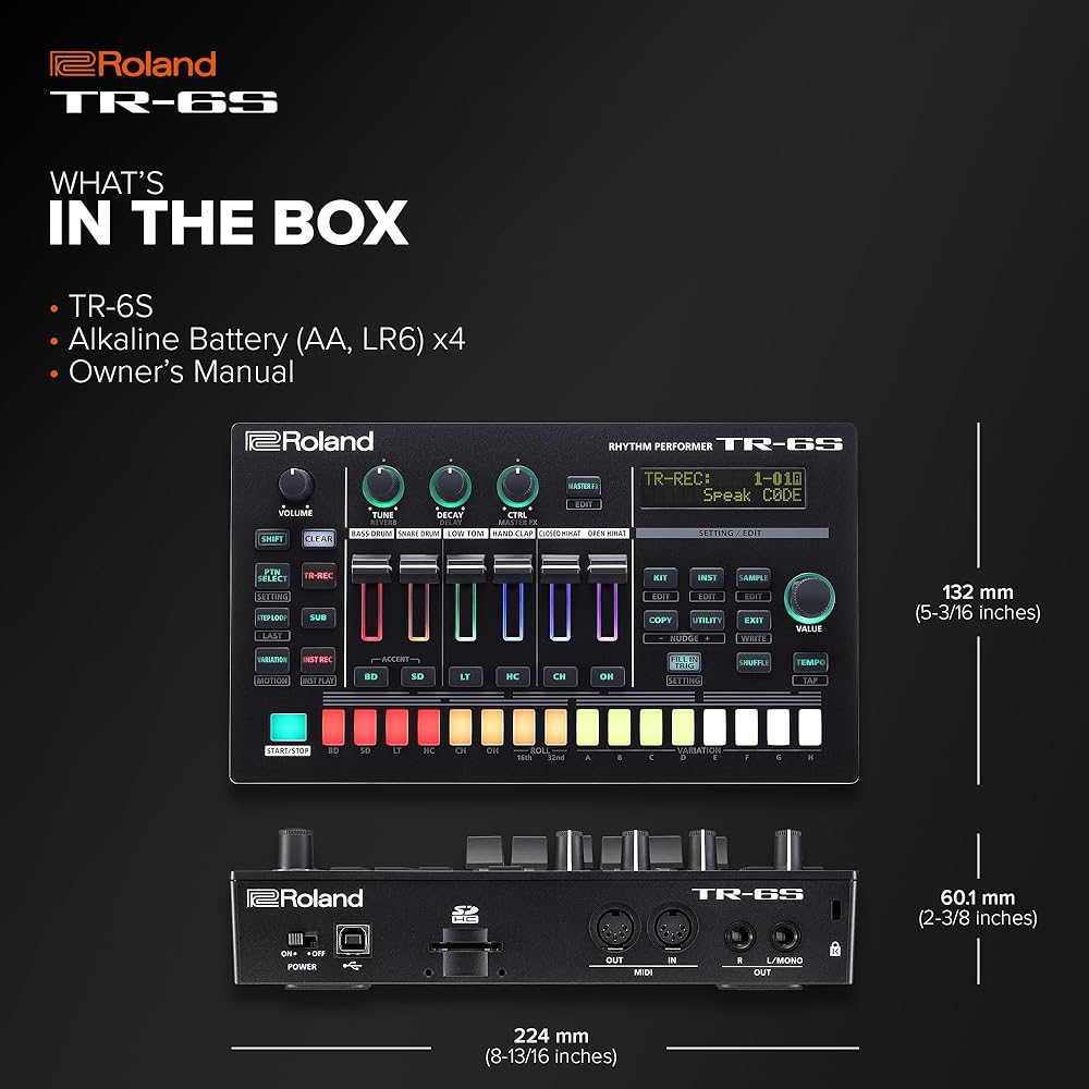 Roland Roland/TR-6S 6-track compact rhythm machine