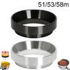 Barista Tamper and Dosing Ring Kit Aluminum Portable Filter Accessories for Espresso Machine Precise Powder Distribution