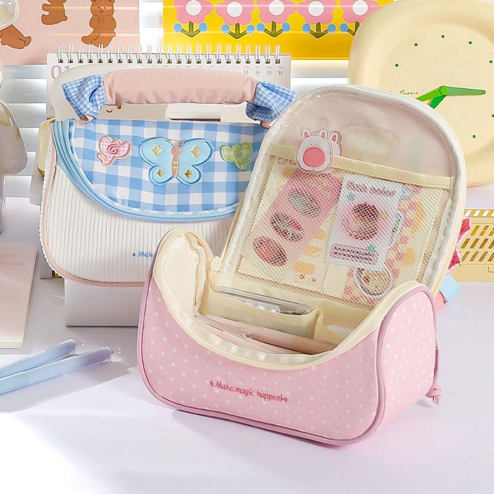Large-capacity Pencil Case Multi-functional Stationery Pouch Portable Pen Bag  Back To School Gift