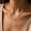 Mother's Day gift ins wind mama letter necklace female, light luxury stainless steel gold-plated non-fading collarbone chain