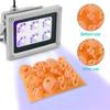 3D Printer UV Resin Curing Lamp With Rotating Stand Solid Photosensitive Resin 405nm UV Resin Effect DIY Curing for Case
