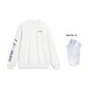Li Ning Sports Lifestyle Collection Sports Fashion Collection Sweatshirt Unisex White AWDT607-7