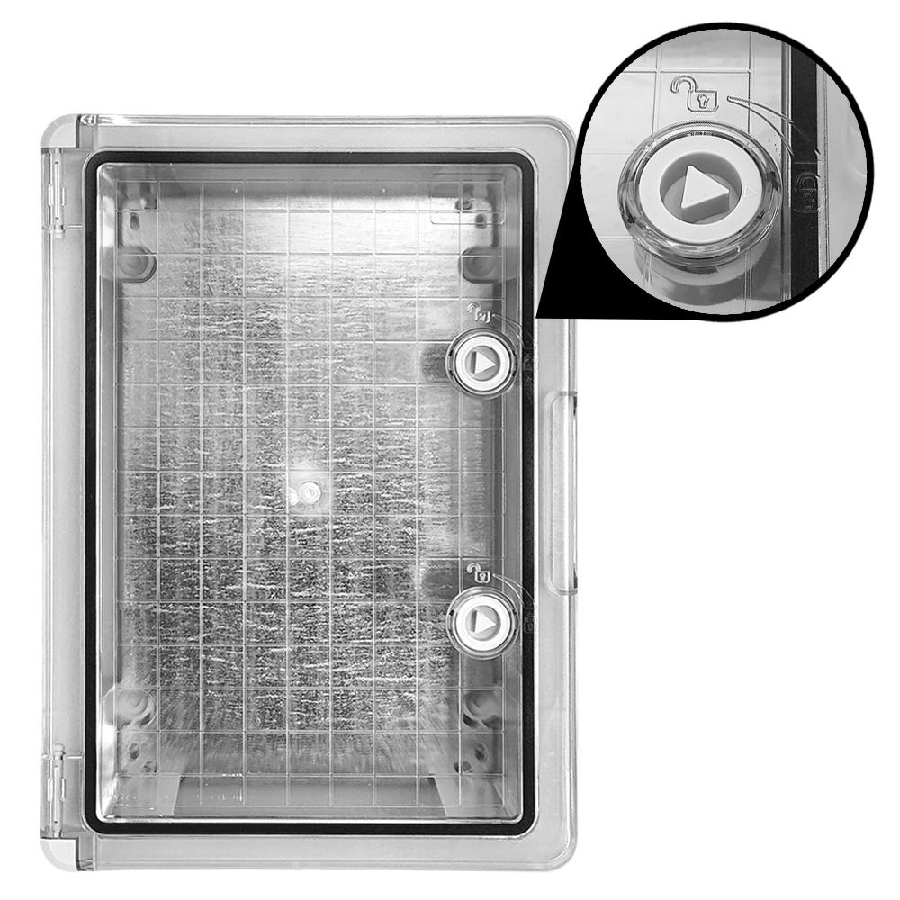 Enclosure Box Distribution Board 250X350X150 With Transparent Door Ip65