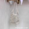 Fashion Crochet Straw Bag for Women Raffia Woven Tote Handbag New Hollow Clutch Beach Bag for Vacation Casual Totes 2025