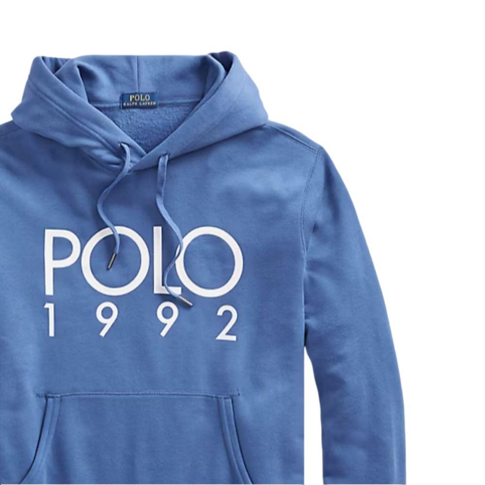 Felpa con cappuccio a maniche lunghe con stampa digitale logo a lettere Polo Ralph Lauren FW25 Uomo felpa 710800812-003