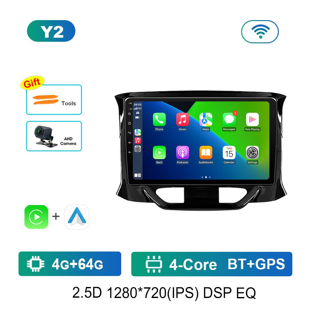 Android Car Radio Multimedia Video Player for LADA X ray Xray 2015 - 2019 GPS Navigation 4G WiFi Bluetooth HD Touch Screen