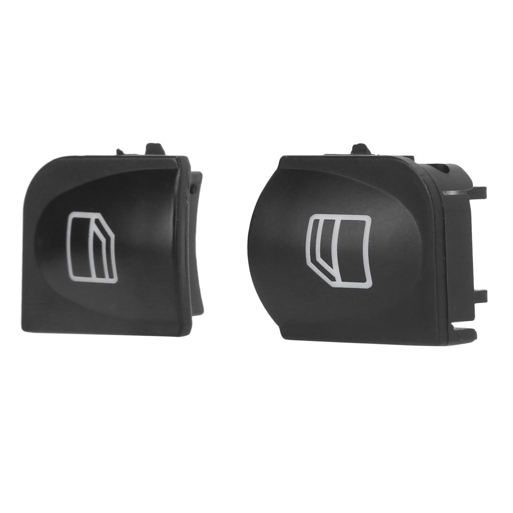 1 Pair Window Switch Button Covers Caps 2038200110 Replacement for MercedesBenz CClass W203 C230