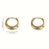 Eco-friendly Golden Copper Earrings - Fashionable Ear Studs