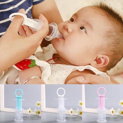 Contagocce trasparente per medicinali infantili per ciuccio infantile, siringa per capezzoli infantili