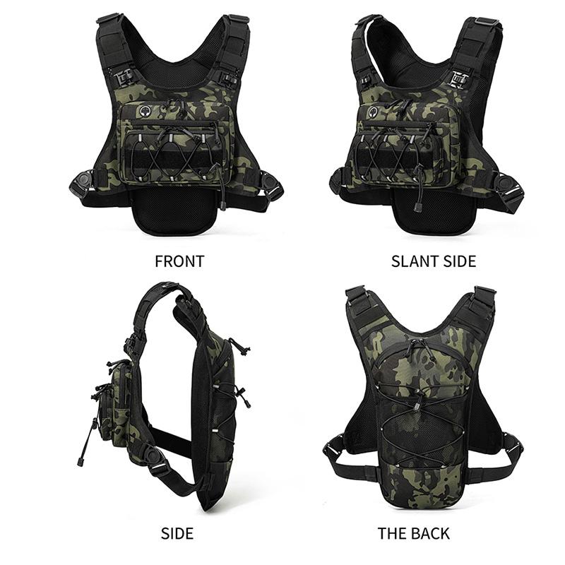 Zaino Pettorale per Corsa Gilet Sportivo da Esterno Zaino per Escursionismo Gara Maratona Borsa Uomo Donna Borsa Tattica Sportiva Zaino da Campeggio