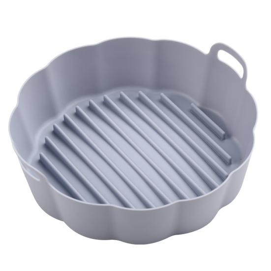 Air Fryer Liner Silicone Baking Tray High Temperature Resistant Pizza Pan Air Fryer Basket Accessory