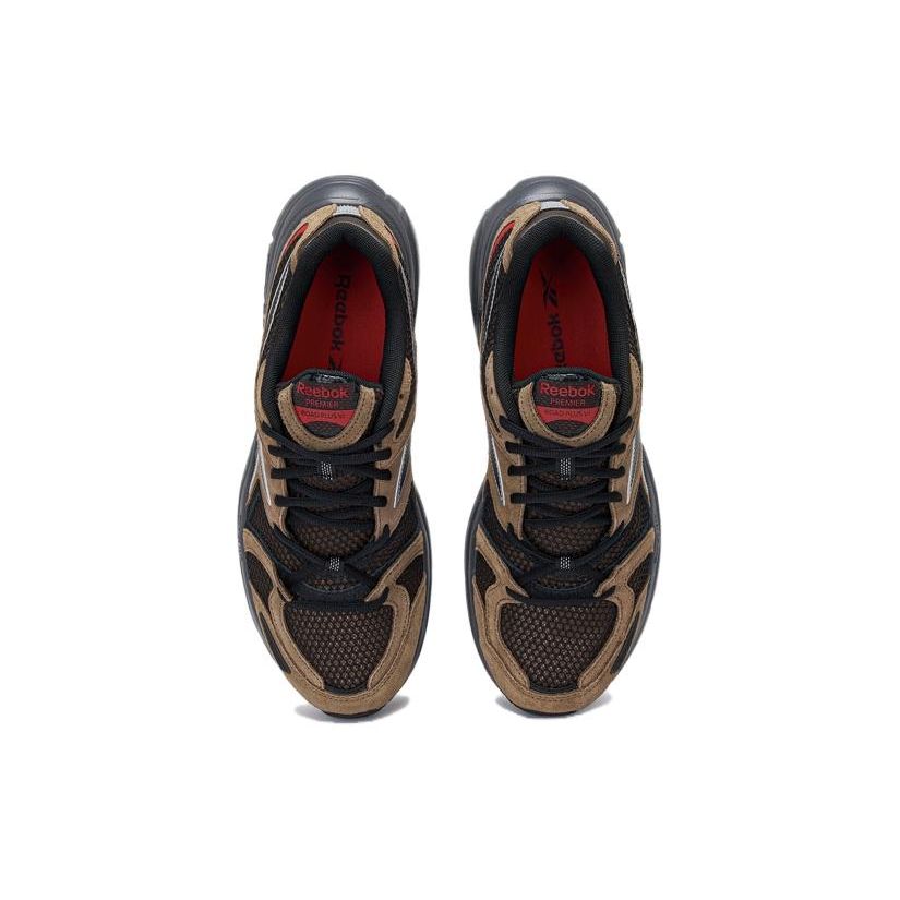 Reebok Premier Road Plus 6 Comfortable Versatile Shock Absorbing Durable Low Top Casual Running Shoes Unisex sneaker Earth-Brown 100074093
