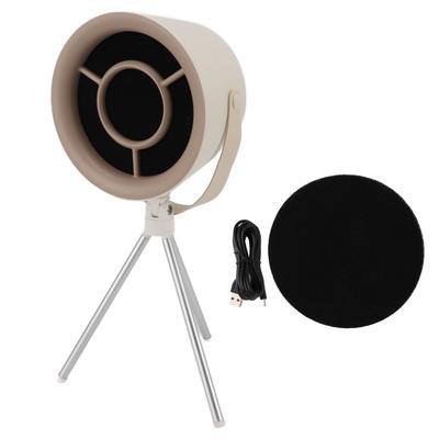 Portable Range Hood 5V White Detachable Strong Adsorption 3 Adjustable Speed Desktop Range Hood for