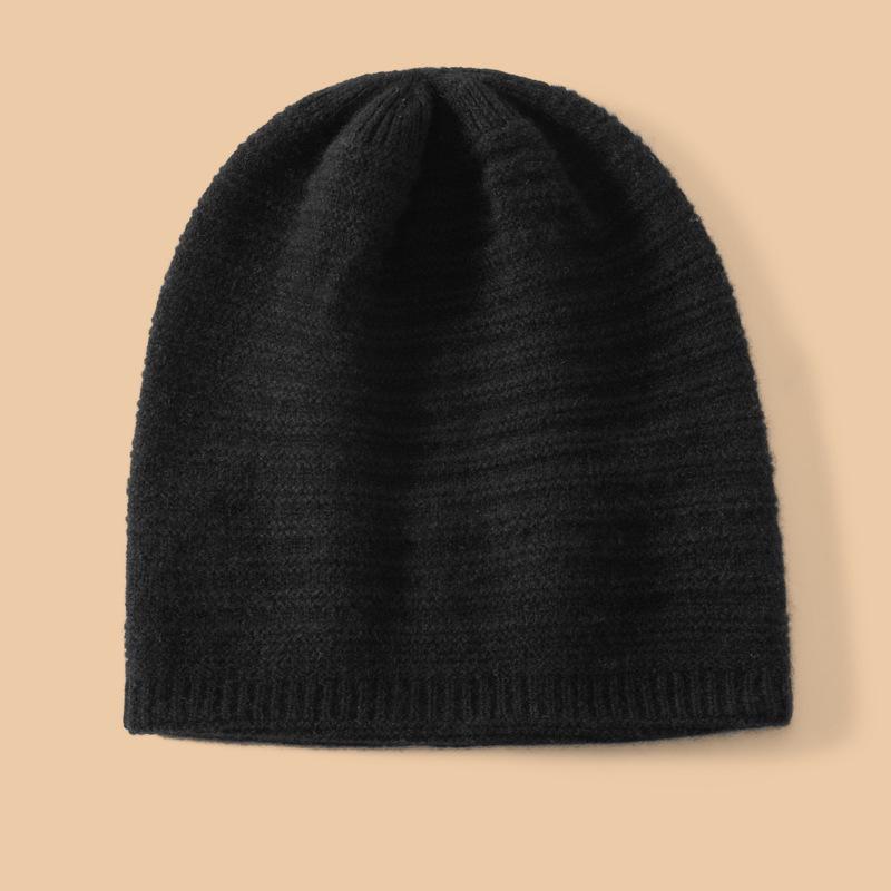 Women's 100% Pure Cashmere Hat - Stylish, Warm, and Cold-Resistant for Autumn & Winter